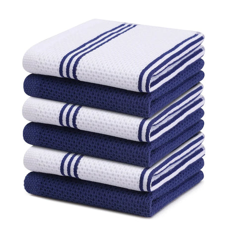 cotton waffle weave kitchen towels