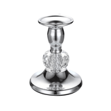 Crystal Candlestick Holder - Elegant Metal Design for Stylish Home Décor - metal candle holder - Hurbane Home