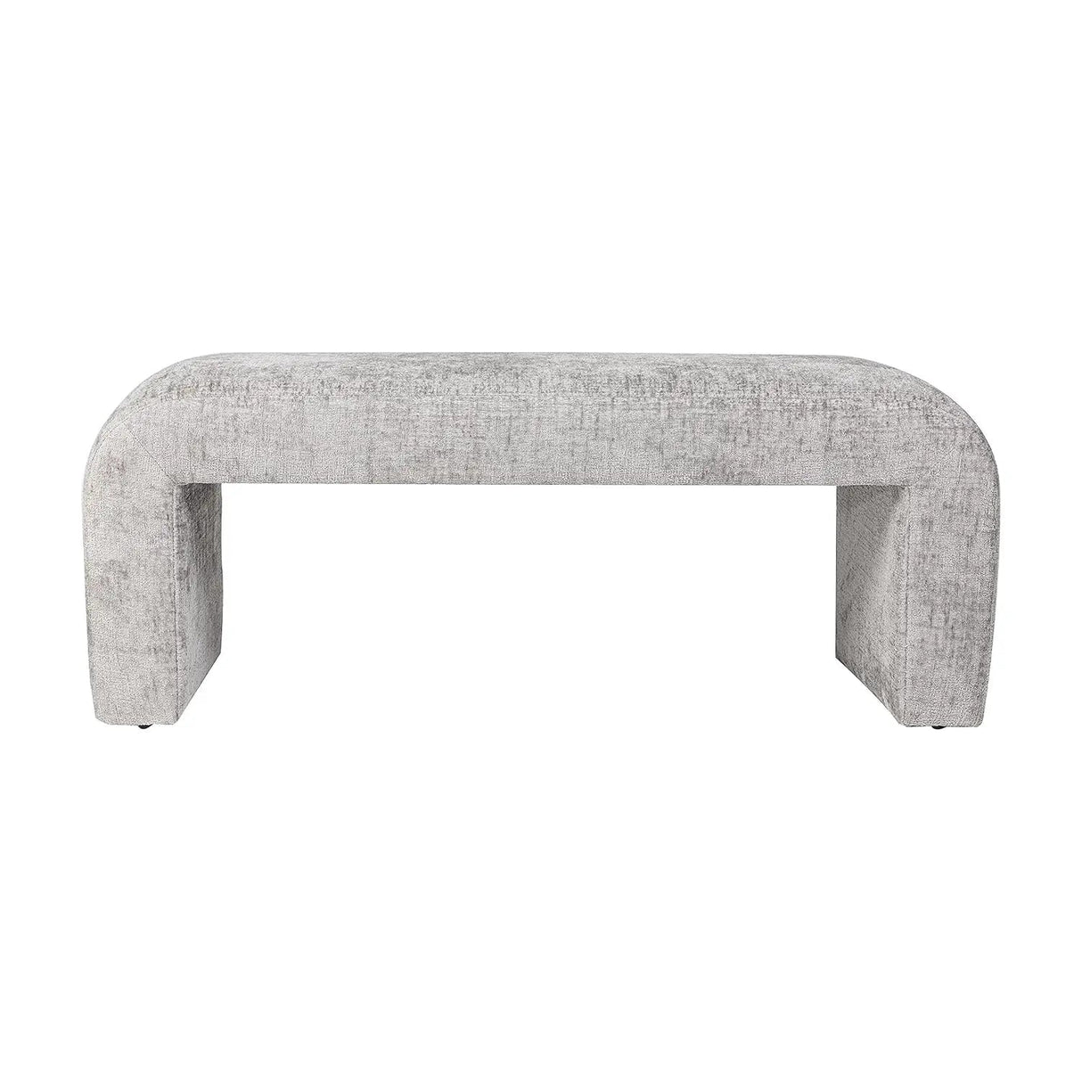 Curved Upholstered Bench - Stylish Bedroom Seating with Elegant Design - Hurbane Home