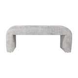 Curved Upholstered Bench - Stylish Bedroom Seating with Elegant Design - Hurbane Home