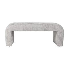 Curved Upholstered Bench - Stylish Bedroom Seating with Elegant Design - Hurbane Home