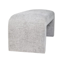 Curved Upholstered Bench - Stylish Bedroom Seating with Elegant Design - Hurbane Home