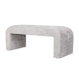 Curved Upholstered Bench - Stylish Bedroom Seating with Elegant Design - Hurbane Home
