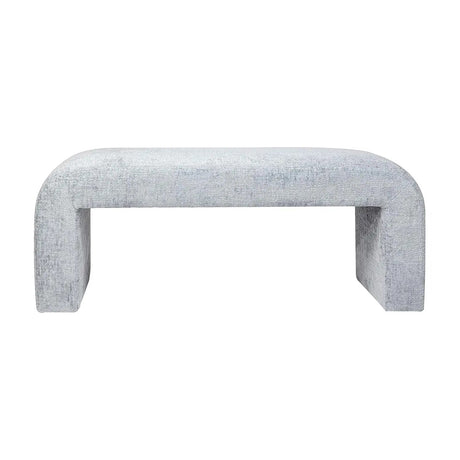 Curved Upholstered Bench - Stylish Bedroom Seating with Elegant Design - Hurbane Home