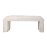 Curved Upholstered Bench - Stylish Bedroom Seating with Elegant Design - Hurbane Home