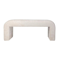 Curved Upholstered Bench - Stylish Bedroom Seating with Elegant Design - Hurbane Home
