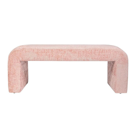 Curved Upholstered Bench - Stylish Bedroom Seating with Elegant Design - Hurbane Home