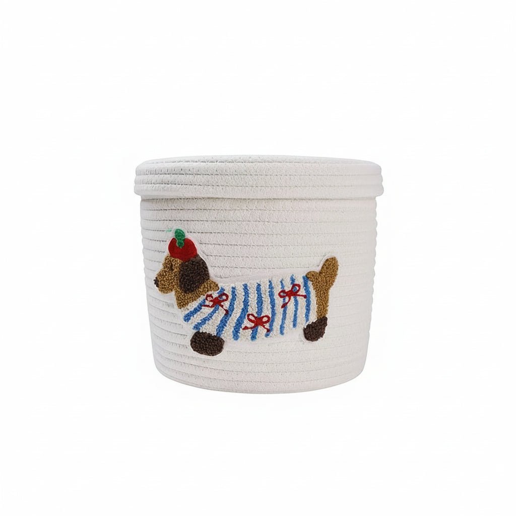 Cute Small Storage Baskets - Woven Design for Home Organization & Style - Wooven Storage Baskets - Hurbane Home