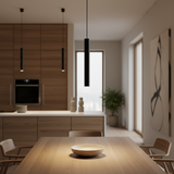 Cylinder Pendant Light Slim Aluminum Tube Integrated LED