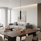Cylinder Pendant Light Slim Aluminum Tube Integrated LED