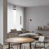 Cylinder Pendant Light Slim Aluminum Tube Integrated LED