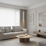 Cylinder Pendant Light Slim Aluminum Tube Integrated LED