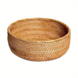 Decorative Storage Baskets - Chic Rattan Woven Organizers for Home Decor - Wooven Storage Baskets - Hurbane Home