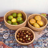 Decorative Storage Baskets - Chic Rattan Woven Organizers for Home Decor - Wooven Storage Baskets - Hurbane Home