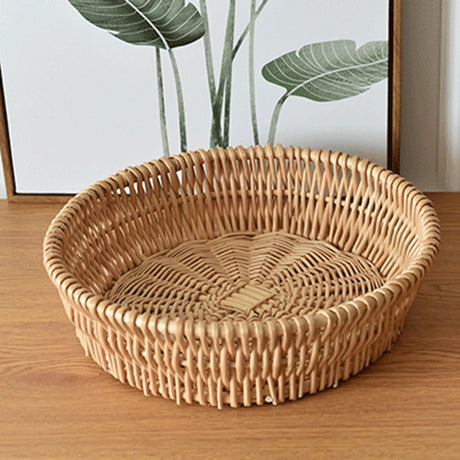 Decorative Storage Baskets - Handwoven Rattan for Stylish Home Organization - Wooven Storage Baskets - Hurbane Home