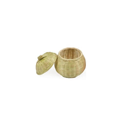 Decorative Storage Baskets - Large Woven Baskets with Lids for Organizing - Wooven Storage Baskets - Hurbane Home
