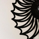 Close detail of the shell wall light edge