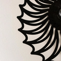 Close detail of the shell wall light edge