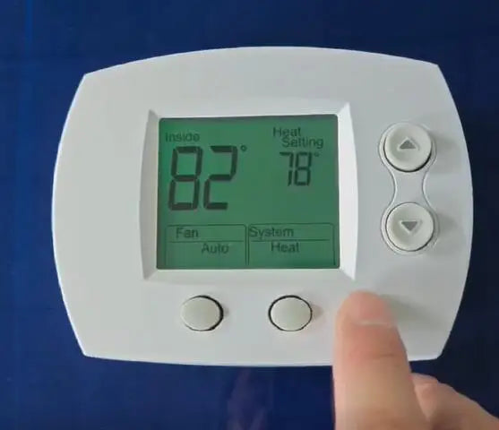Smart Thermostat – Digital Temperature Control With Large LCD Display.