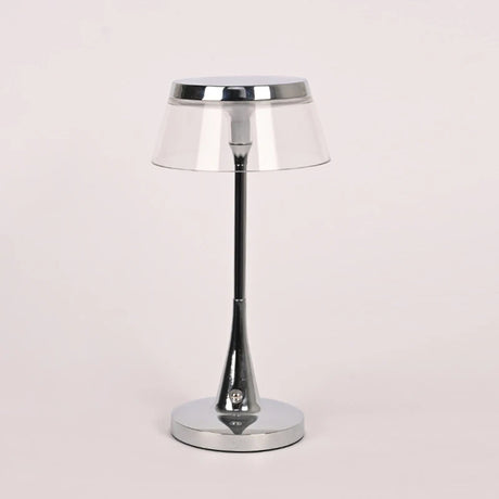 Dimmable led table lamp styled on a nightstand