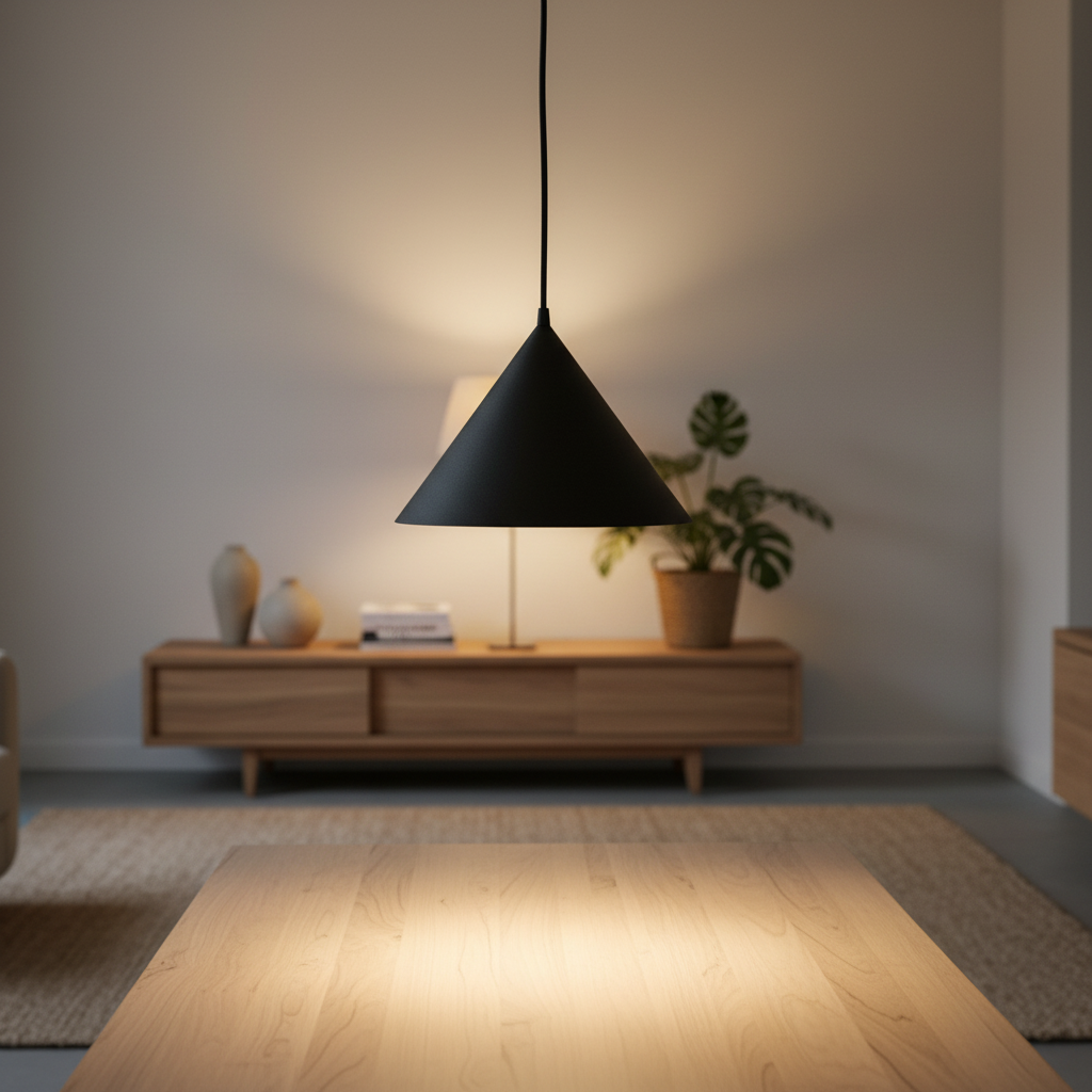 Nordic Cone Pendant Light Metal Shade for Dining Tables