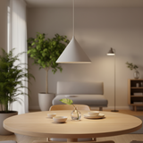 Nordic Cone Pendant Light Metal Shade for Dining Tables