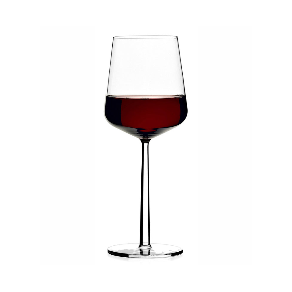 Lightweight dishwasher safe red wine glasses on dining table