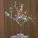Diy fairy tree lamp touch switch detail