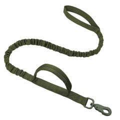 Dog Leash - Tactical Elastic Dual Handle Quick Release Lead - Handsfree Dog Leash - Hurbane Home