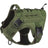 double lead harness tactical adjustable dog vest