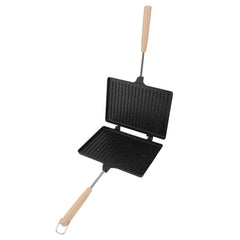 Double Sided Sandwich Maker – Nonstick Handheld Stove Top Toasting Pan - Hurbane Home