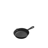 Durable cast iron cookware skillet placed inside oven