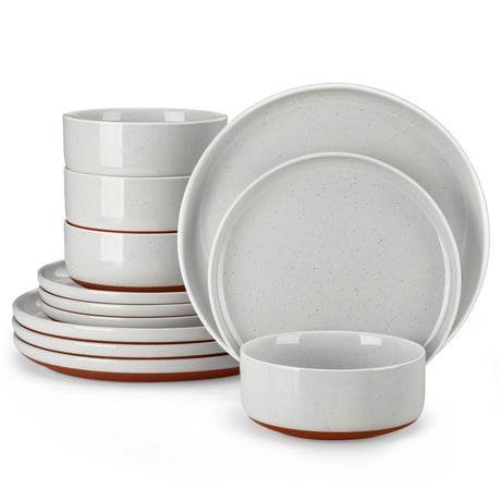 white color durable stoneware dinnerware 