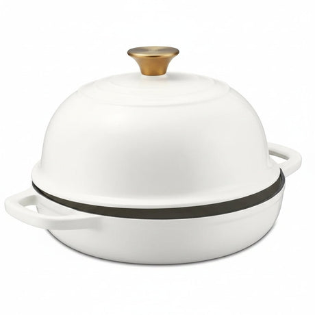 Dutch Oven Cast Iron Pot - Versatile Cookware for Perfect Stews and Roasts - Dutch Oven Pot - Hurbane Home