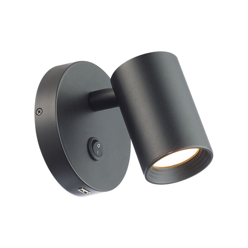 Kepler LED Wall Reading Light with USB Charging Port