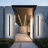 Elenorra Vertica LED Wall Light IP65 Metal Acrylic 11.8–94.5 in