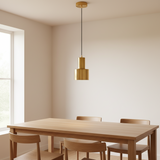 Elegant Small Brass Dining Room Ceiling Pendant Light
