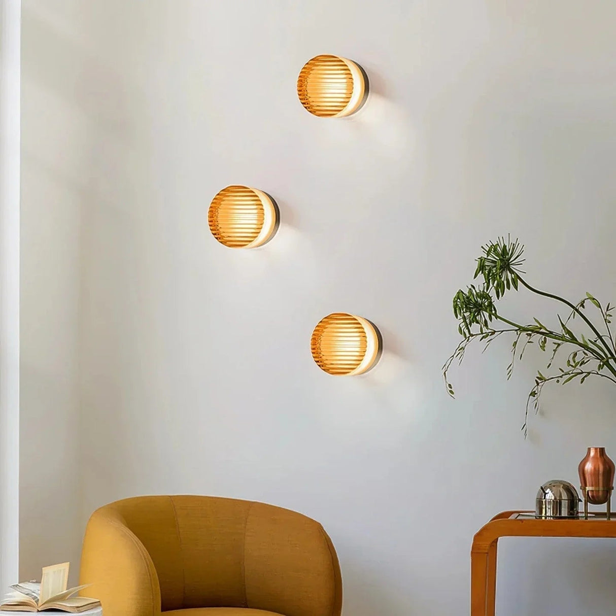 Elenorra Manly Wall Light Acrylic Aluminum Frosted LED 5.3in