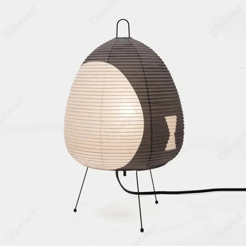 Elenorra Hikari Wabi Paper Table Lamp 10.2in Dia x 16.9in
