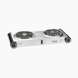 Electric 2 Burner Cooktop - Portable Dual Hot Plate for Kitchen or Office Use - Hurbane Home