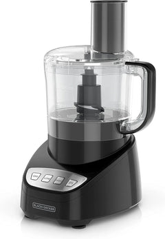 Electric Food Processor – 8 Cup Glass Bowl Stainless Blade Power - Food Processor Blender - Hurbane Home