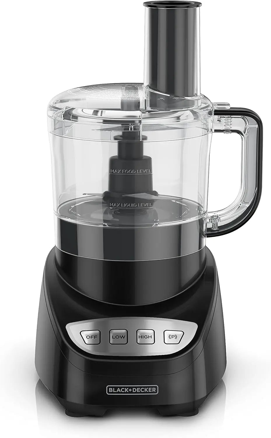 Electric Food Processor – 8 Cup Glass Bowl Stainless Blade Power - Food Processor Blender - Hurbane Home