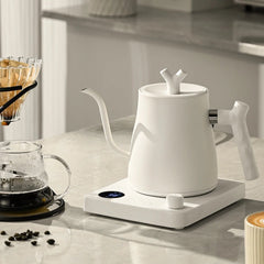 Electric Gooseneck Kettle – 1000W Stainless Steel Coffee Brewing Pot - Hurbane Home