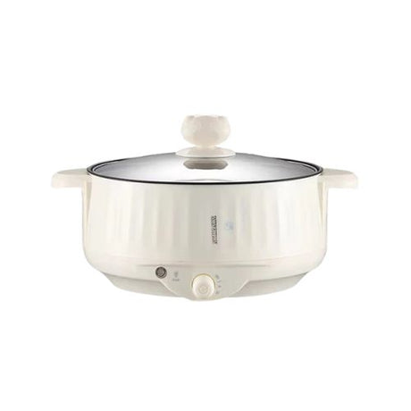 Electric multicooker with double layer hot pot