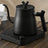 black electric kettle for coffee