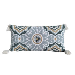 Embroidered Pillow Cover - Boho Chic Design for Stylish Home Décor - Boho Pillow Cover - Hurbane Home