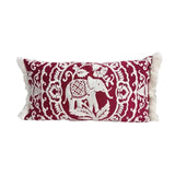 Embroidered Pillow Cover - Boho Chic Design for Stylish Home Décor - Boho Pillow Cover - Hurbane Home