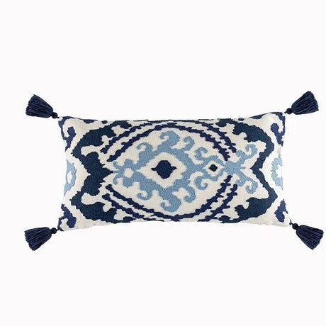 Embroidered Pillow Cover - Boho Chic Design for Stylish Home Décor - Boho Pillow Cover - Hurbane Home