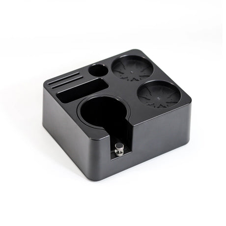 Espresso Portafilter Holder with Tamping Station Organizer for Coffee Bar Setup - Hurbane Home
