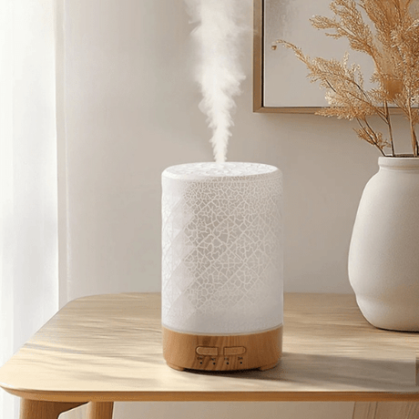 Essential Oil Diffuser – 150ml USB Ultrasonic Humidifier with LED Light - Hurbane Home